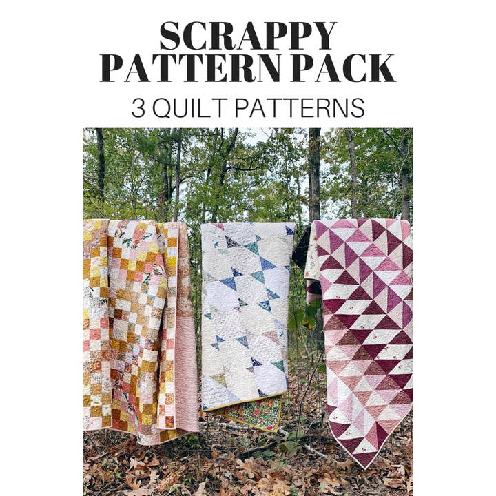 Scrappy Pattern Pack - Trippy, Migration & Tea Time for wholesale by Southern charm quilts