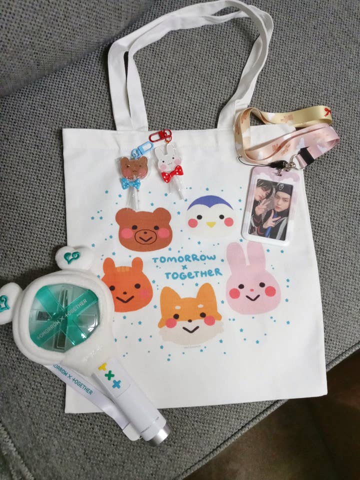 Animal Emoji Reusable Tote for wholesale by 8bitsweetie