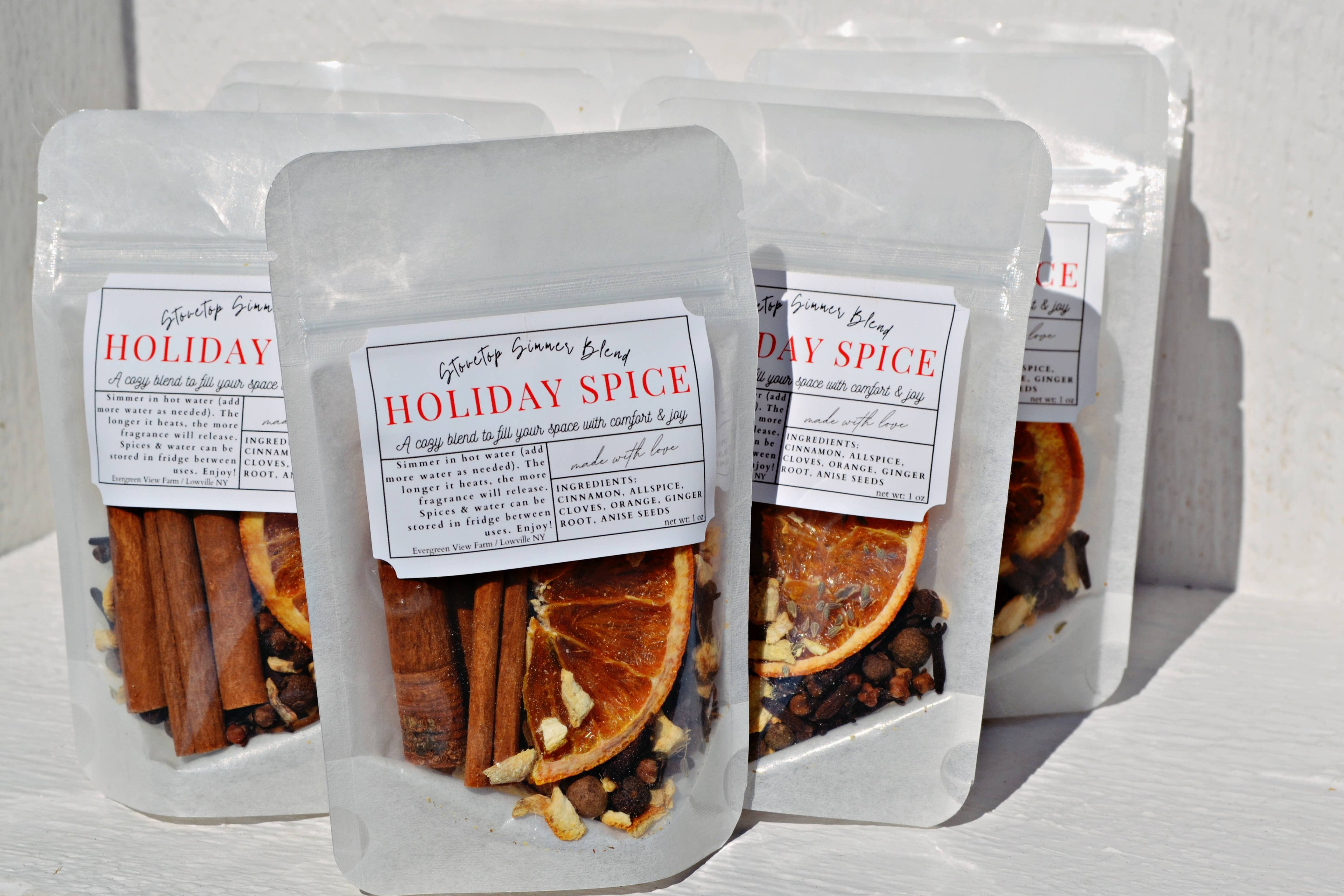 Evergreen View Farm - Wholesale Potpourri - Simmer Stovetop Potpourri Holiday Spice Fall Christmas Blend26