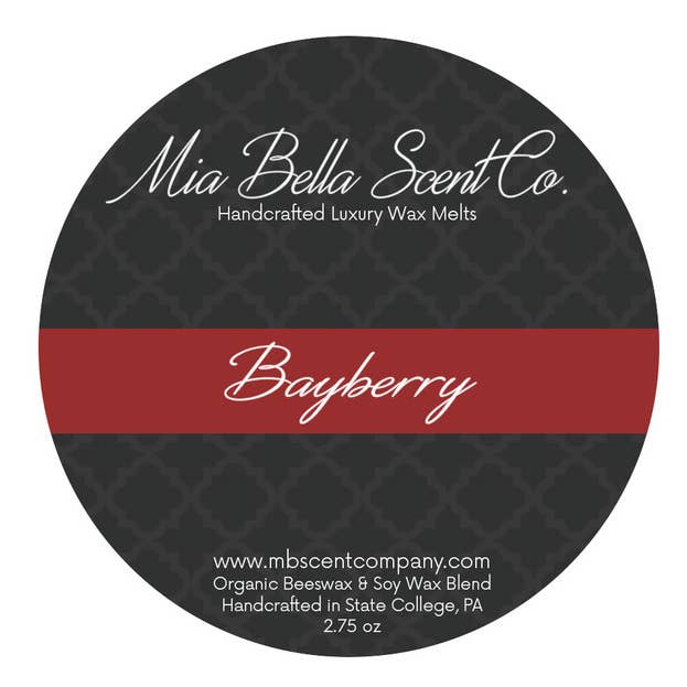 Bayberry Wax Melt for wholesale by Mia Bella Scent Company