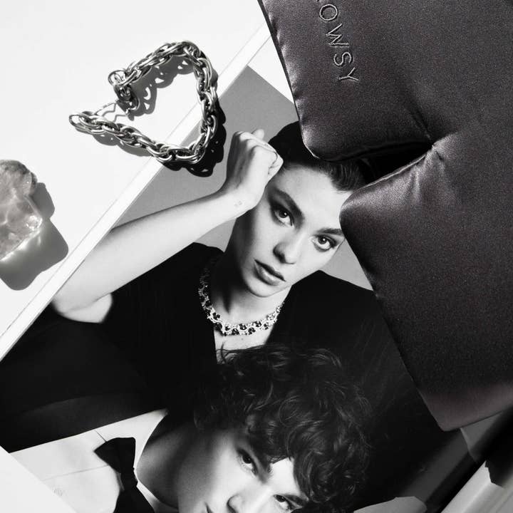 Drowsy Sleep Co. – Máscara de olhos/sono por atacado – Máscara de Dormir de Seda Sombra do Luar5