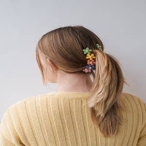 Cute Hair Clips For Girls, Colorful Non-slip Flower Rainbow Fruit