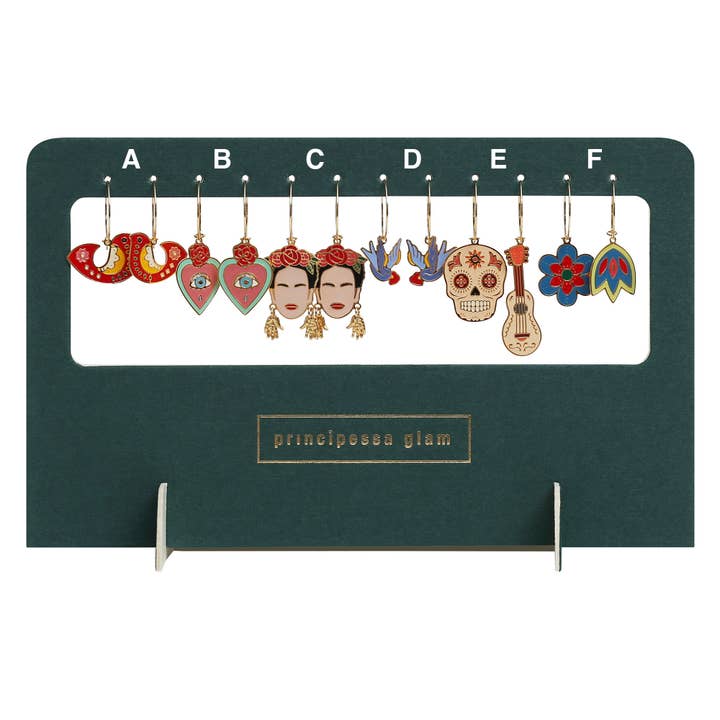 Boucles d'oreilles Gilda Frida 20 mm pour la vente par Principessa Glam