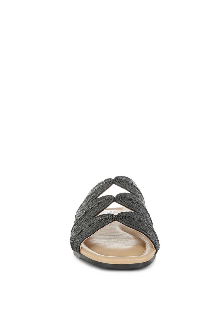 Rag Company - Wholesale Sandals - Women's - Daisy Doe Raffia Square Toe Flats13