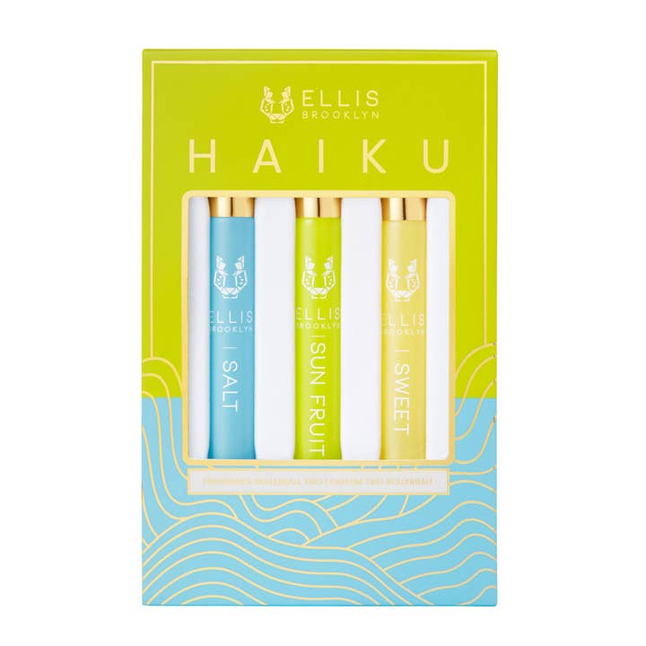Haiku Fragrance Rollerball Trio for wholesale by Ellis Brooklyn