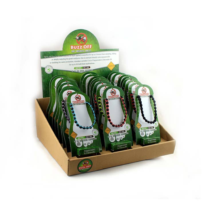 Buzz Off Anti-Mosquito Anklet for wholesale by Bamboo Trading Company