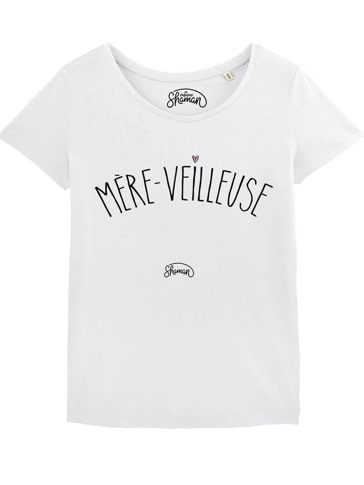 WONDERFUL MOTHER WHITE WOMEN'S T-SHIRT for wholesale by Le Roi du T-shirt