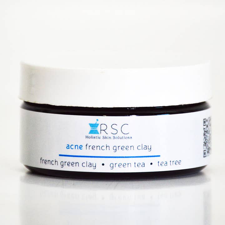 Acne French Green Clay Mask for wholesale by RSC Natural • Holistic Topical Solutions
