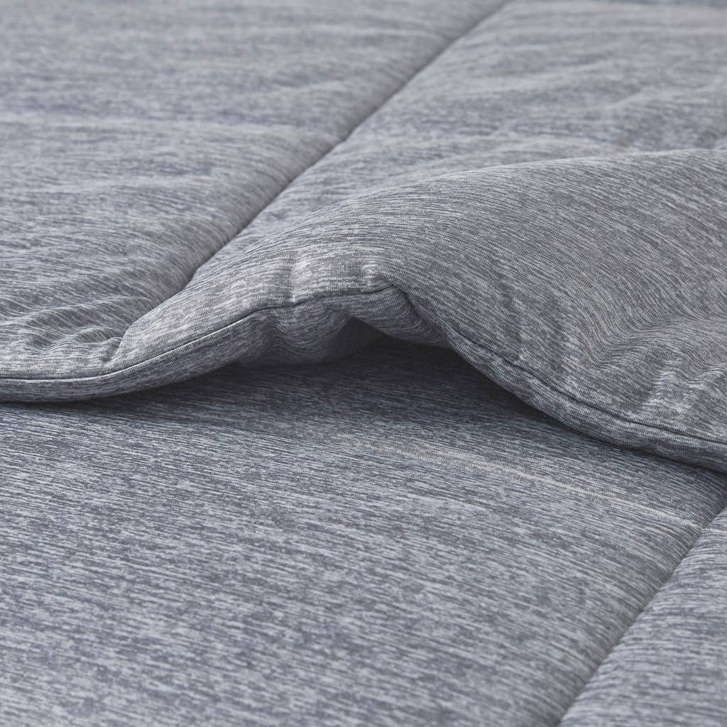 Olliix - Wholesale Down Comforter - Oversized Jersey Knit Down Alternative Comforter, Grey10