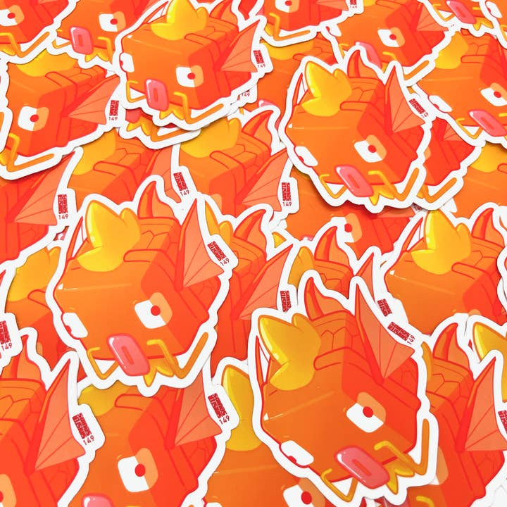 Autocollant Magicarpe Mat Imperméable Résistant aux UV pour la vente par sinistersquids