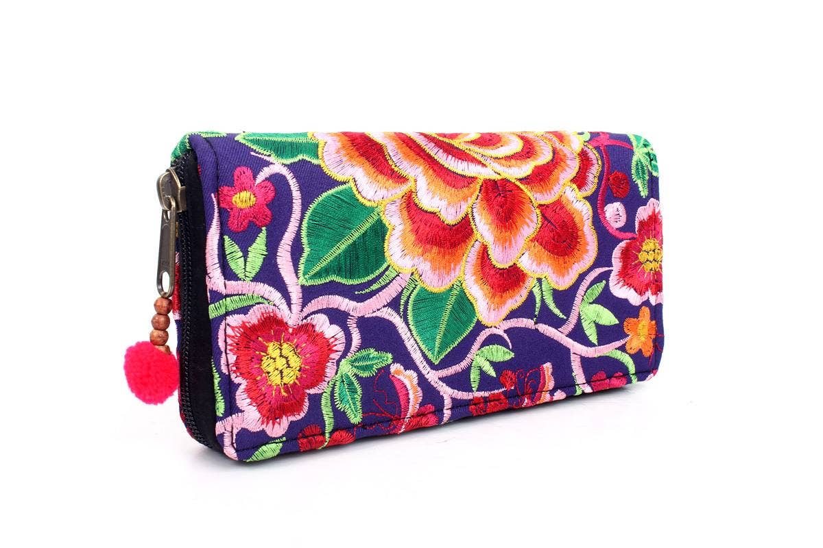 Lumily - Vente Portefeuille – femme - Portefeuille brodé en forme de papillon | Édition limitée - Thaïlande2