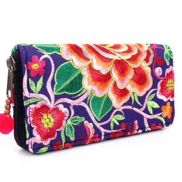 Lumily - Wholesale Wallet – Women's - Sunrise Embroidered Wallet | Limited Edition - Thailand2