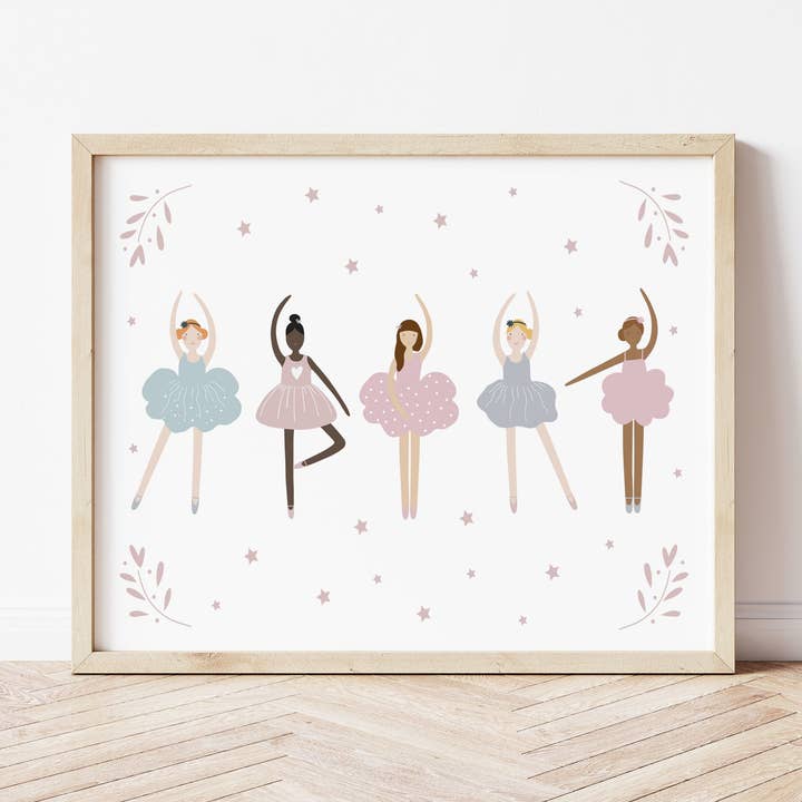 Ballerinas Print - Landscape for wholesale by The Little Jones