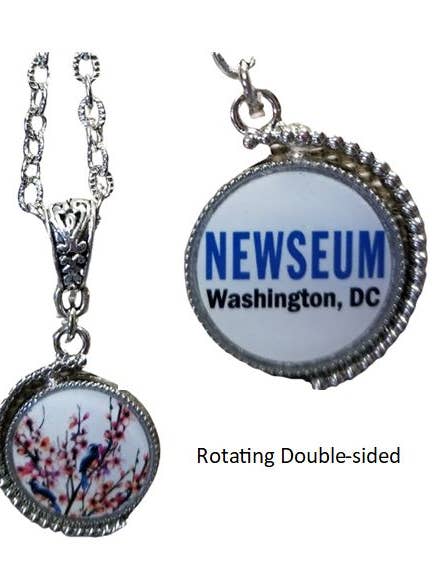 Aangepaste roterende omkeerbare afbeelding hanger ketting voor wholesale door Ciao Bella Jewelry Inc