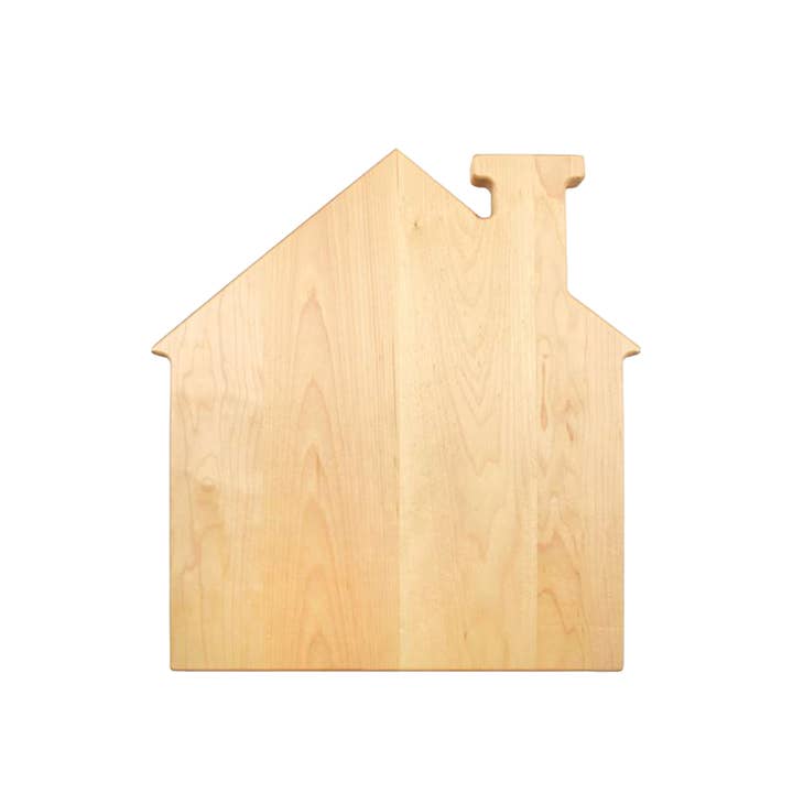 Creative Gifts International Inc. - Wholesale Cutting Board - House Shaped Pine Wood Board - 13" x 14"