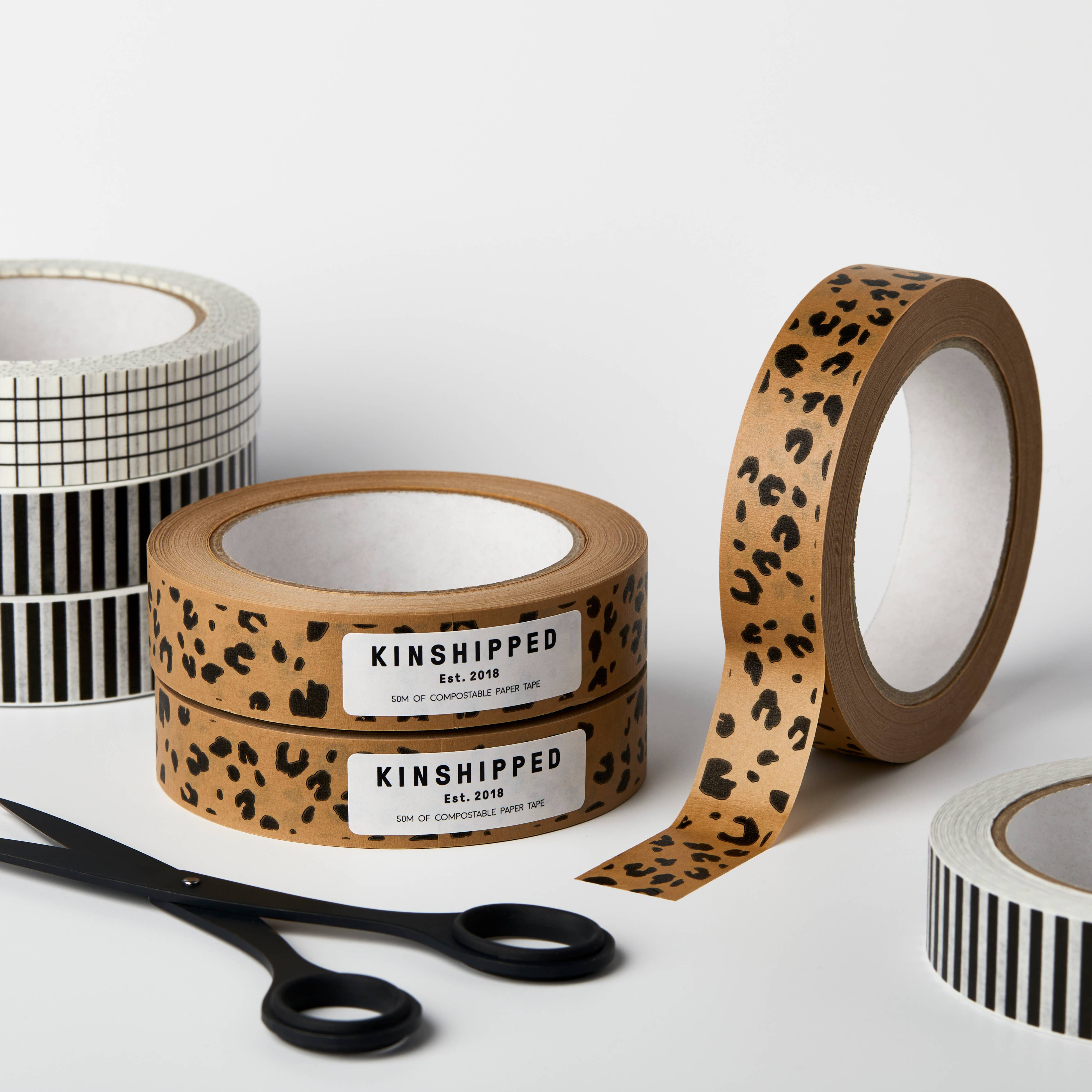 Kinshipped - Wholesale Washi Tape - PAPER TAPE - LEOPARD PRINT1