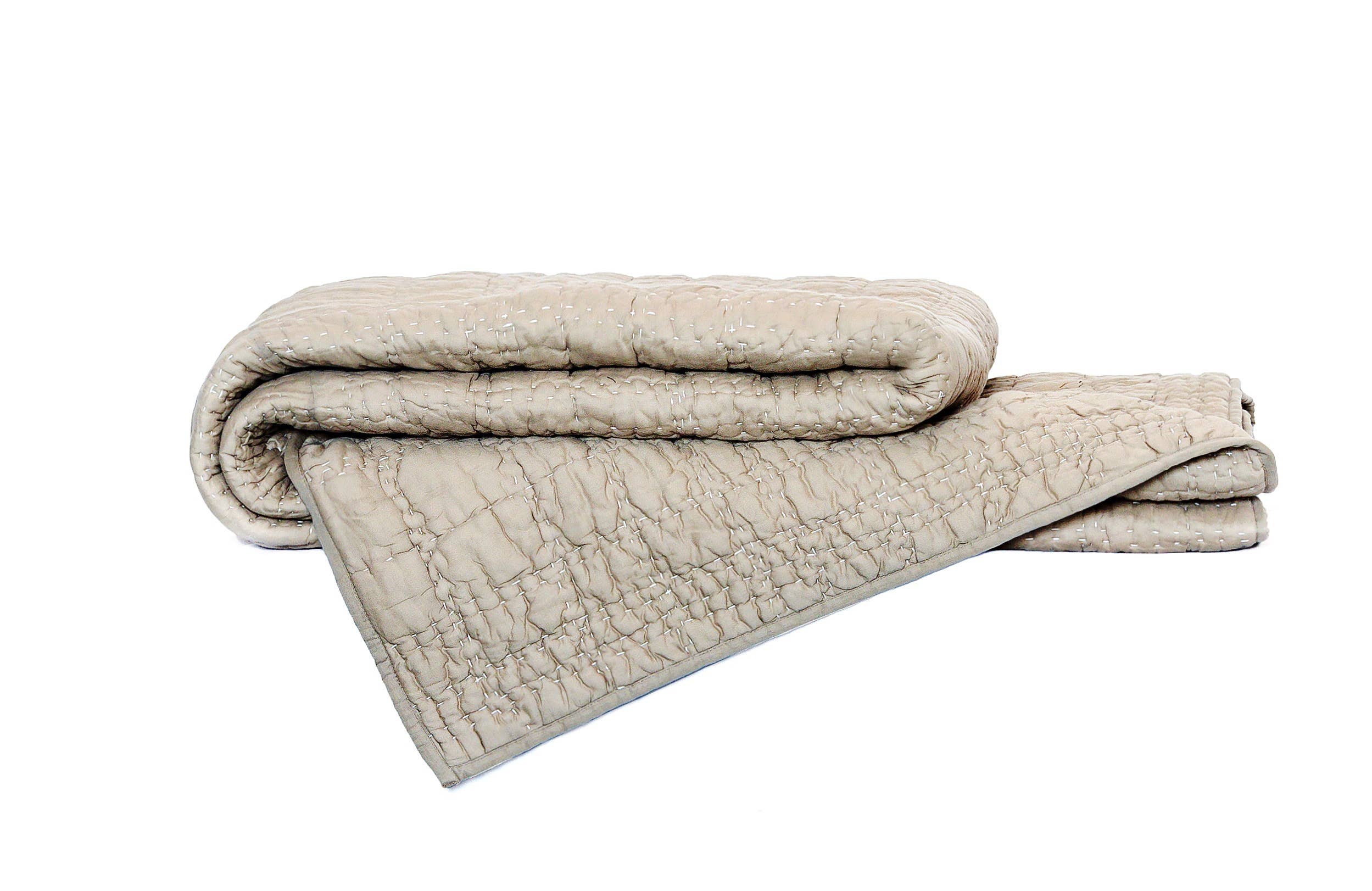 Neem Living - Wholesale Quilt - Check Box Quilt 104"x92"2