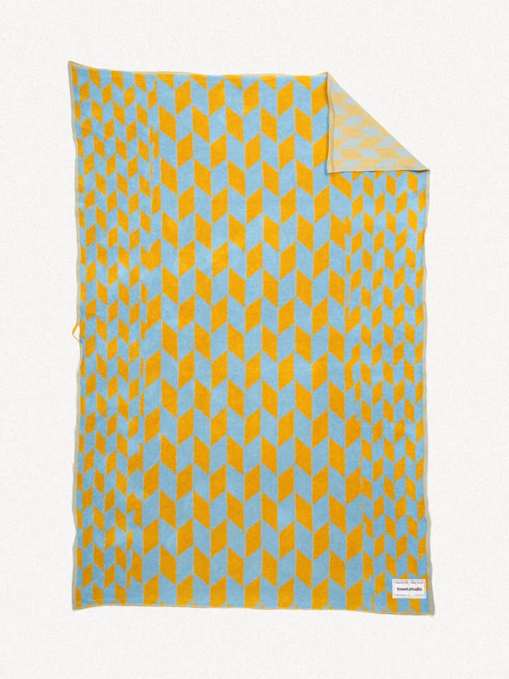 Arrow Tail Beach Towel | Caramel & Sky for wholesale by towel.studio