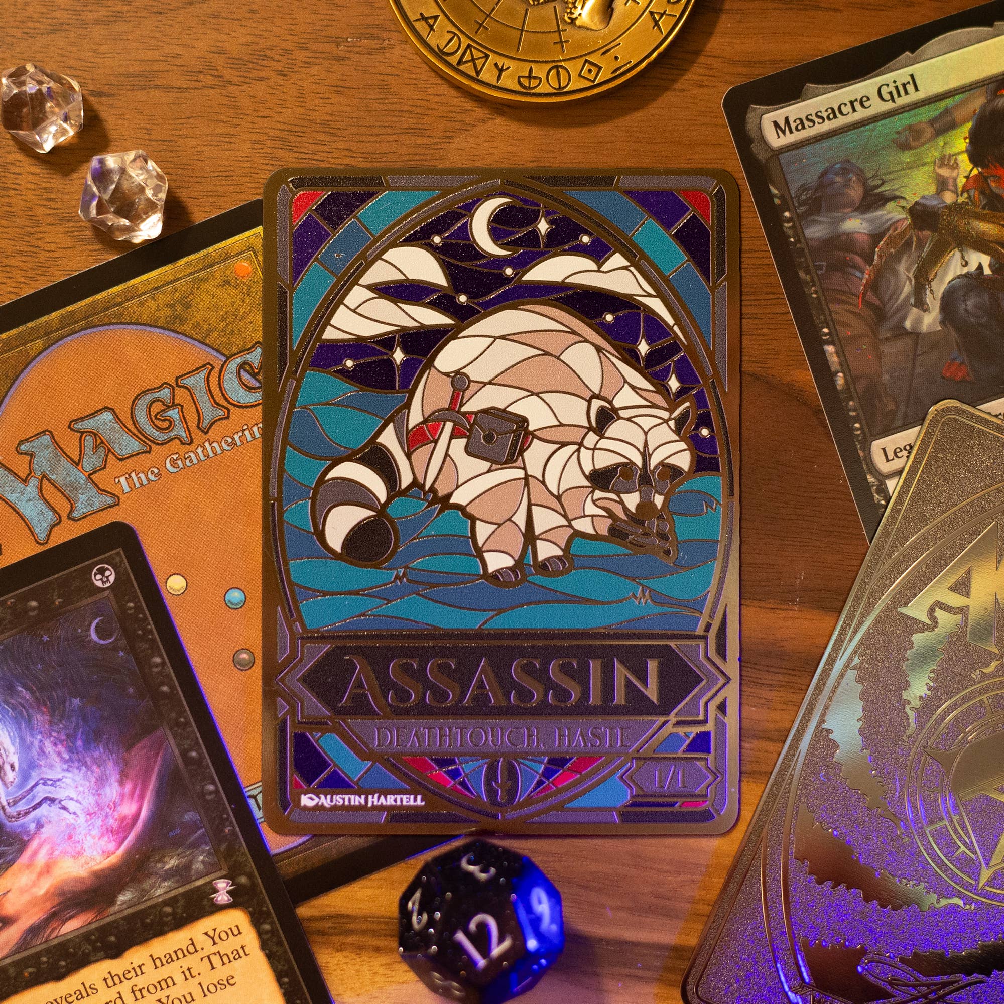 Dungeon Artist - Wholesale Card Game - Metal MTG Token - Assassin