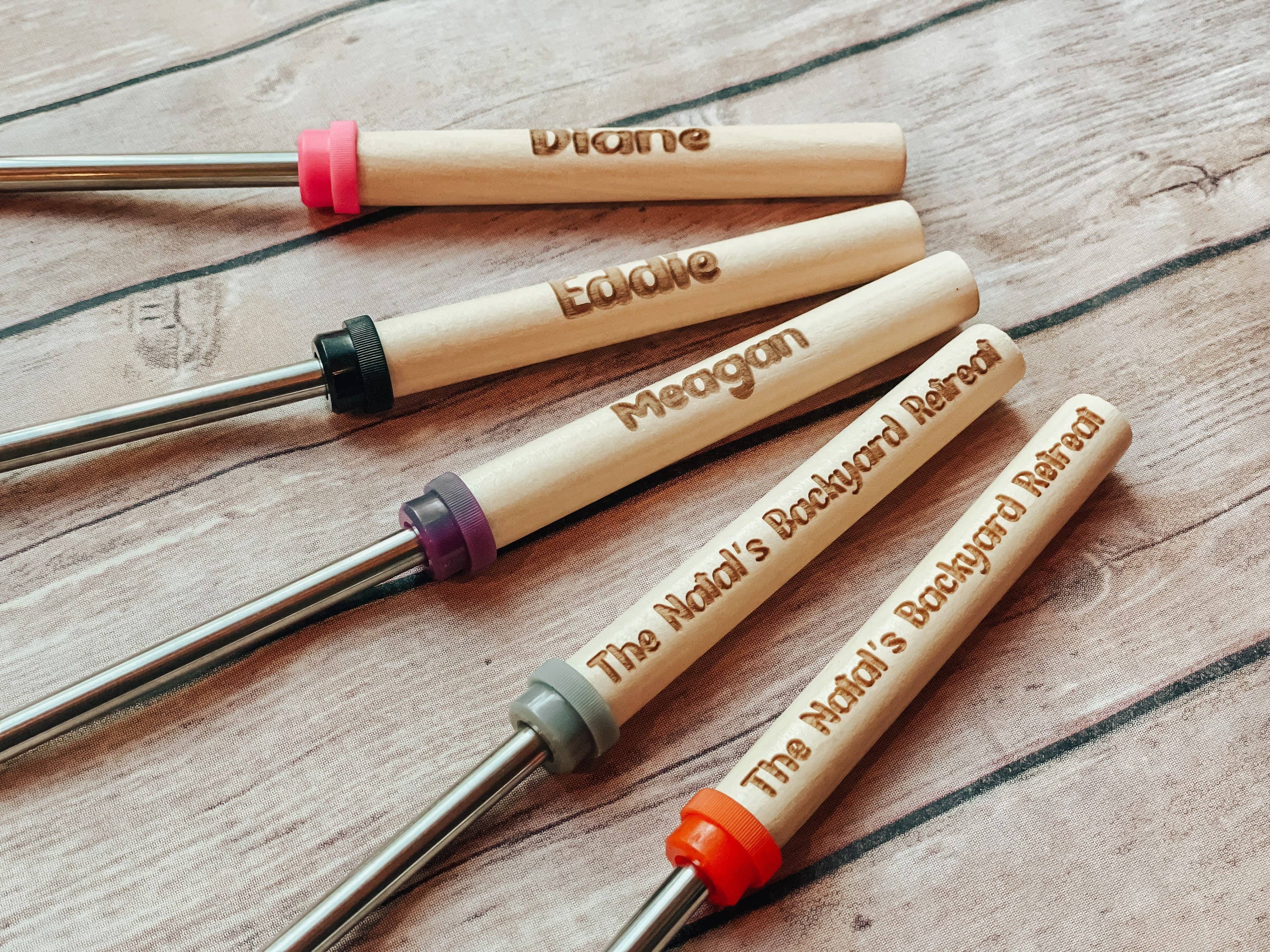 Hudson Valley Makers Co. – wholesale Kitchen tool/gadget – Customized S'Mores Roasting Sticks1