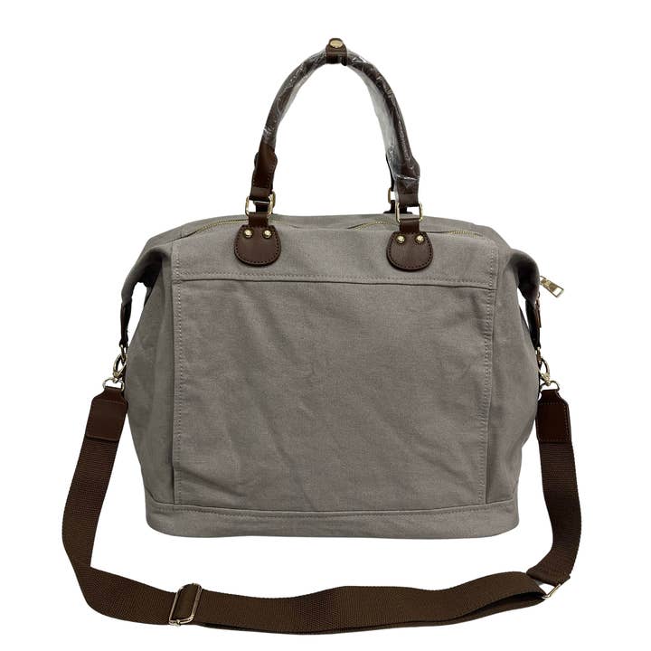 PickleBall Canvas Tote Charcoal - CLOSEOUT DEAL! for wholesale by Lemonbella