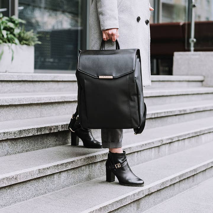 P.MAI - Wholesale Backpack - Women's - Astrid Vegan Backpack - Charcoal12