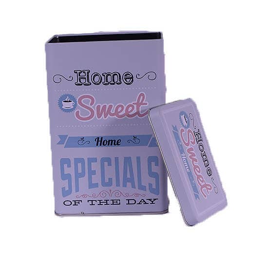 giftland - Wholesale Decorative Box - Metal Tin Storage Box Home Sweet Home1