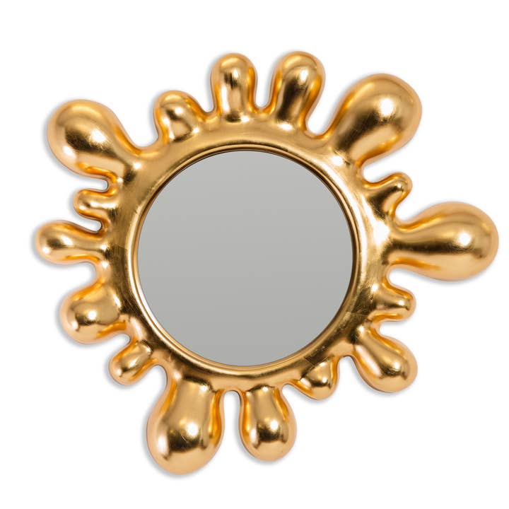 Large Gold "Splash" Wall Mirror for wholesale by McGowan & Rutherford Ltd