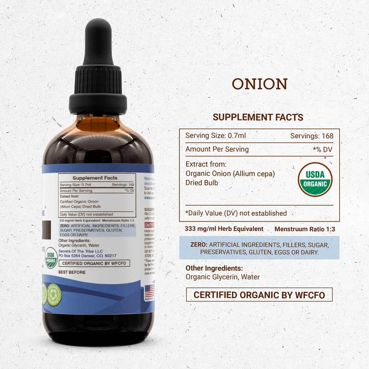 Secrets Of The Tribe - Wholesale Tincture - Onion Tincture3