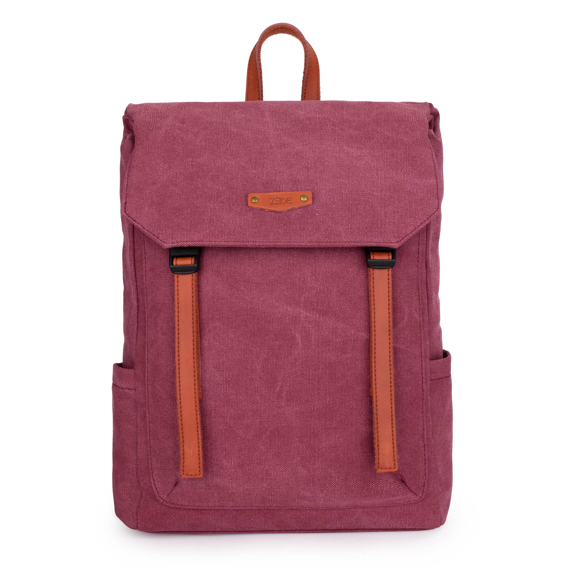 ZEDE PARIS – Großhandel Rucksack – Damen – Quai de la Gare (XL) - Rucksack aus Leinen und Leder3