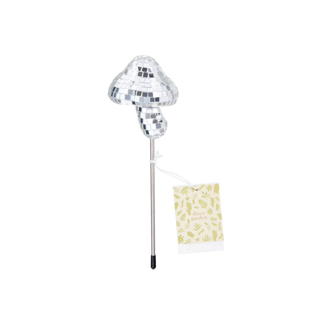 Paloverde Botanicals - Vendita all'ingrosso Paletti da giardino/prato - Disco Mushroom - Paletto decorativo a forma di fungo con palla da discoteca2