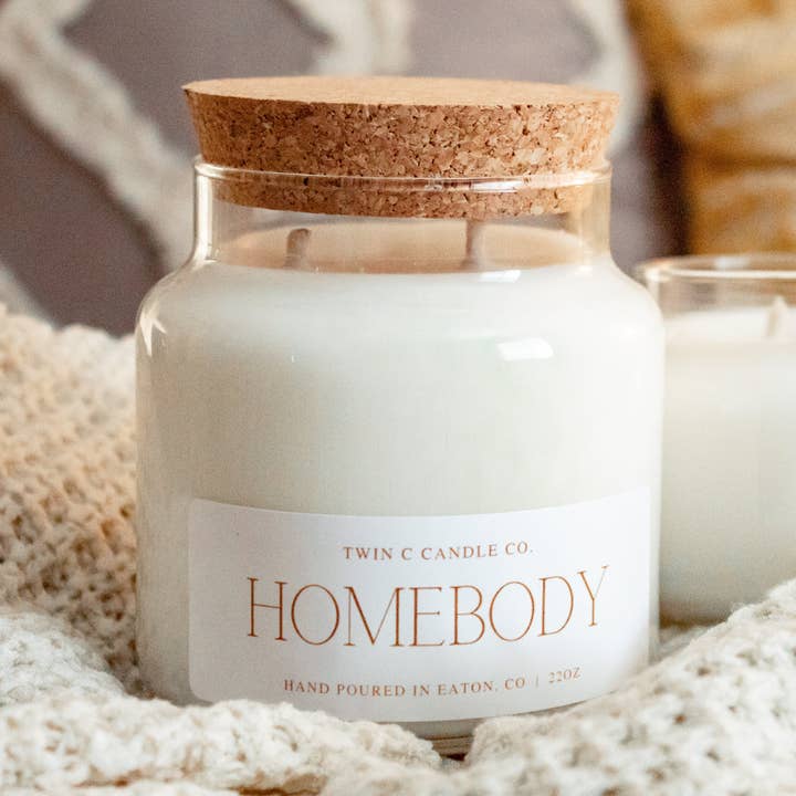 Homebody for wholesale by Twin C Candle Co.