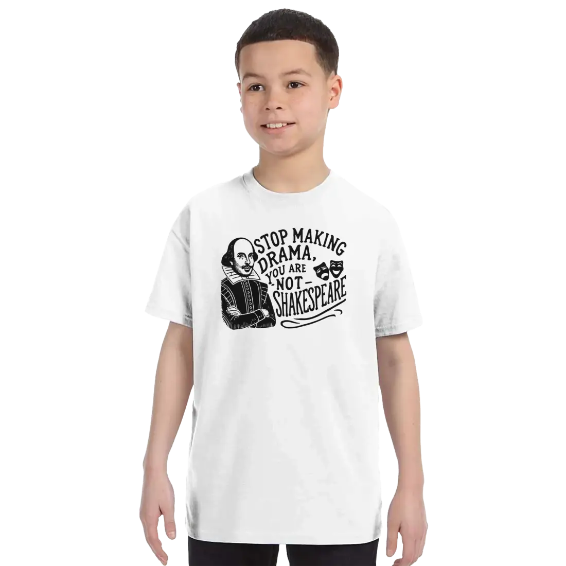 Art-O-Rama Shop - Wholesale Screen Printed T-Shirt - Unisex - Stop The Drama, You Are Not Shakespeare T-Shirt8