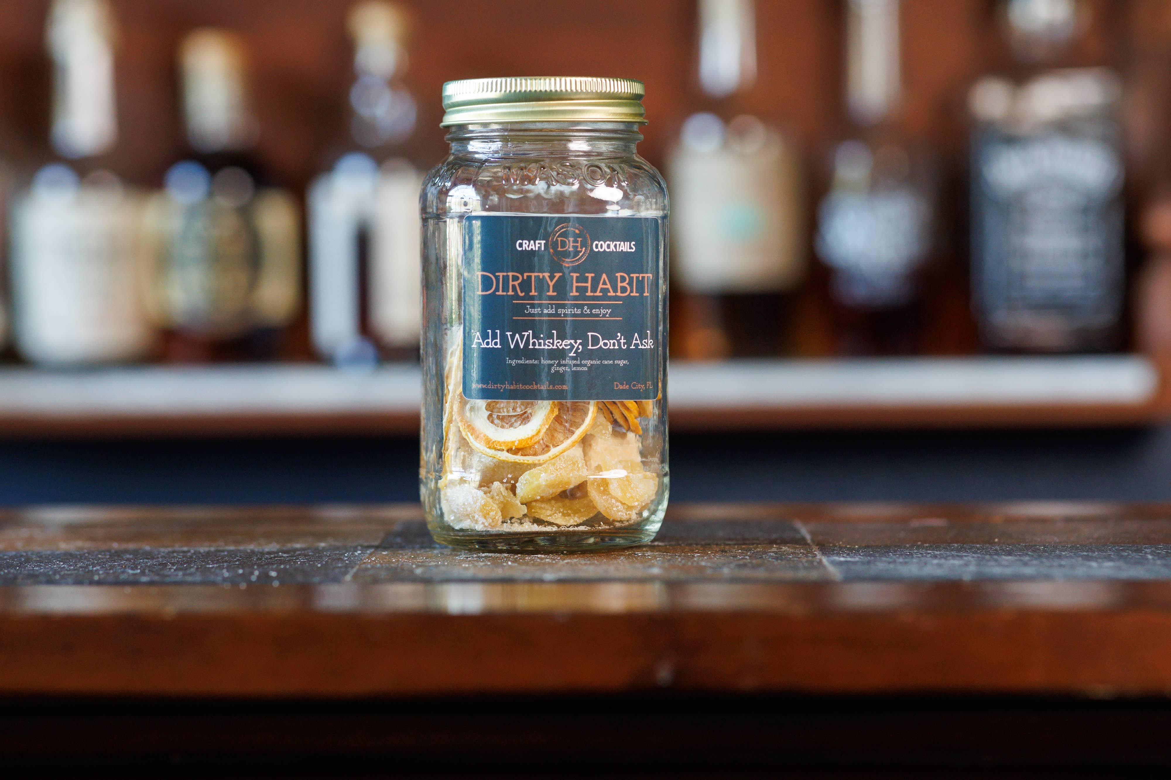 Dirty Habit Cocktails - Wholesale Cocktail Mix/Syrup - Add Whiskey, Don't Ask Dirty Habit Cocktail Mix2