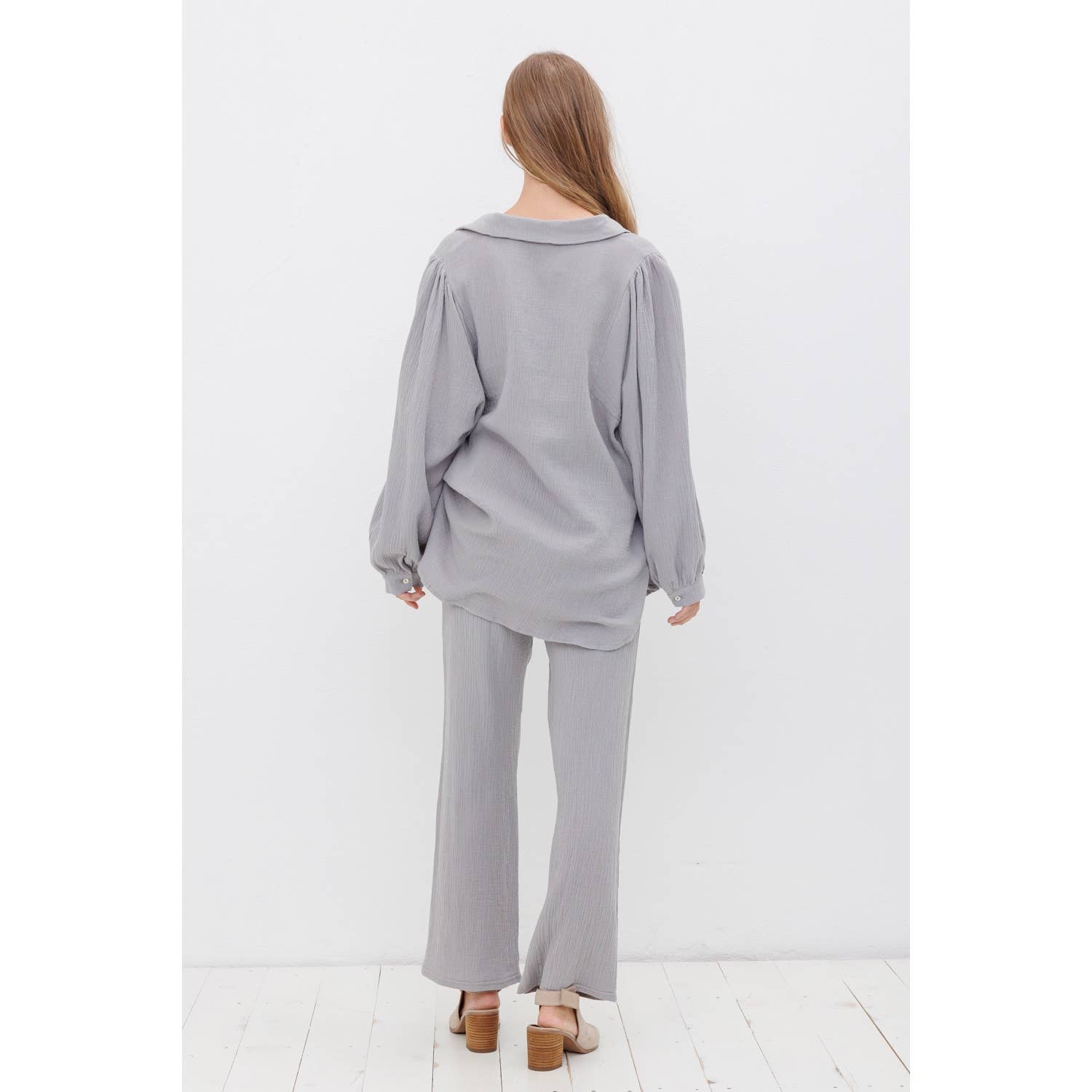 Sweet Generis – wholesale Pants – Women's – GAUZE WIDE LEG PANTS5