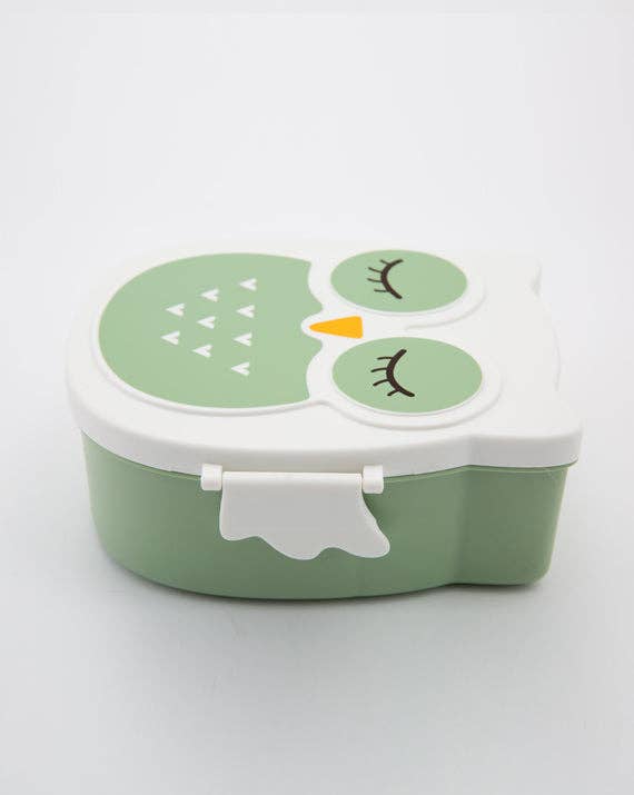 Menthe Boite à goûter - Chouette Menthe - sans BPA  en vente sur Faire6