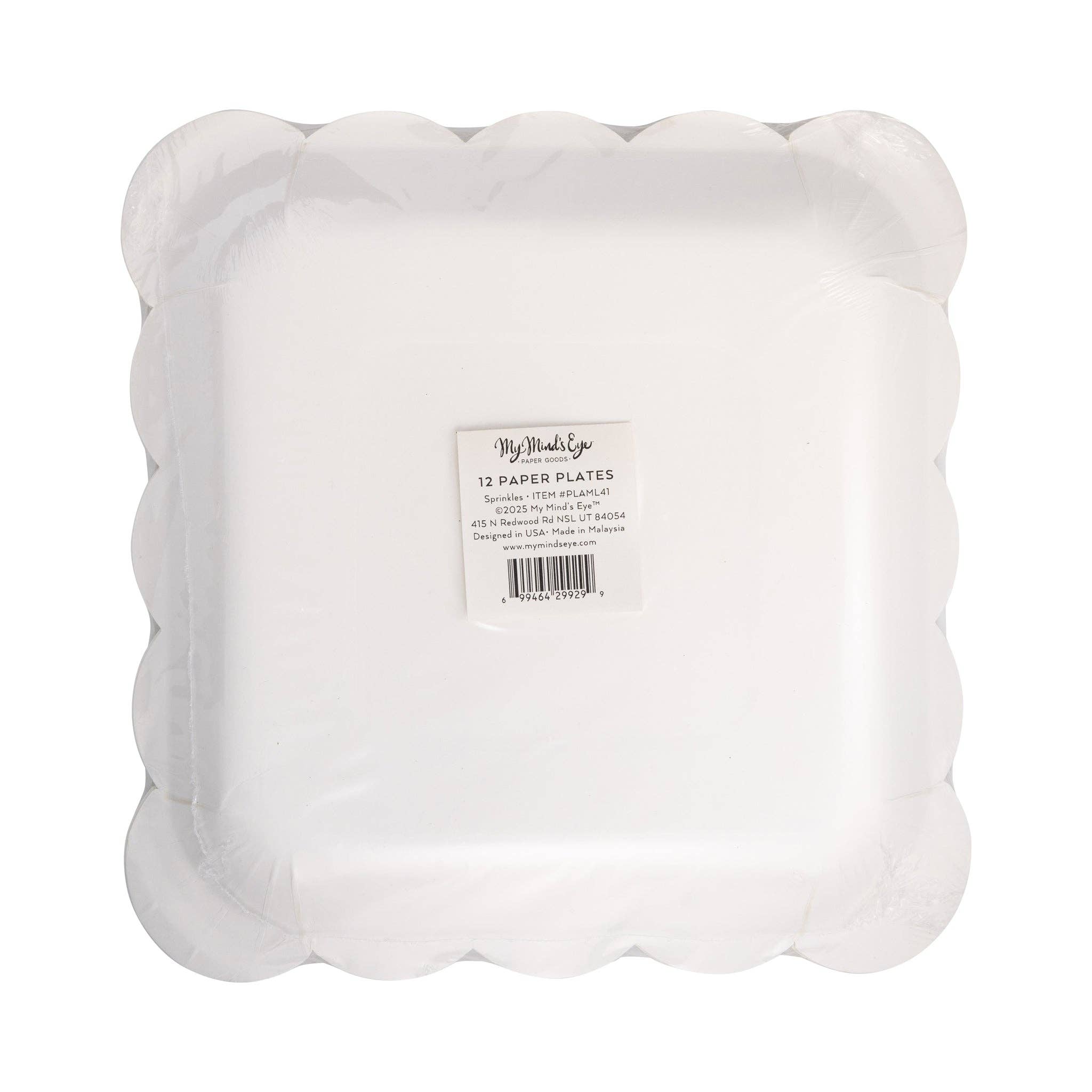 My Mind’s Eye - Wholesale Disposable Plate - PLAML41 - Sprinkles Plate3