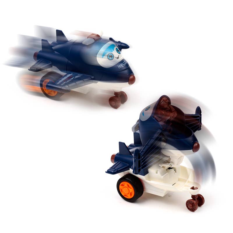 Puckator EU - Wholesale Classic Toy - Kids - Cute Aeroplane Friction Push/Pull Action Toy2