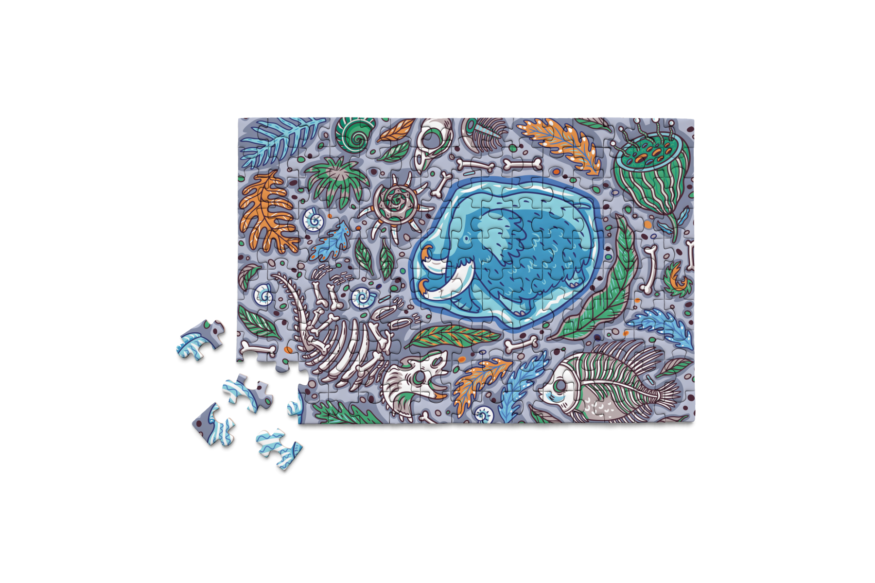 Micro Puzzles - Vendita all'ingrosso Puzzle - Bambini - MicroPuzzle Mammut Divertente Mini Puzzle da 150 pezzi3