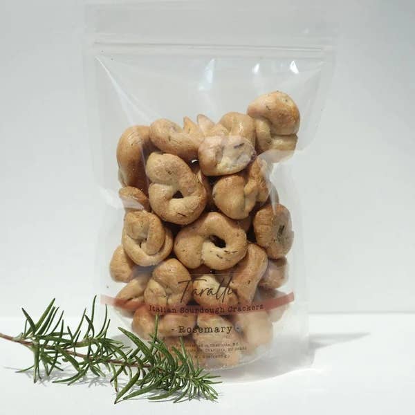 Mano Bella Artisan Foods - Wholesale Crackers - Taralli Crackers - Rosemary