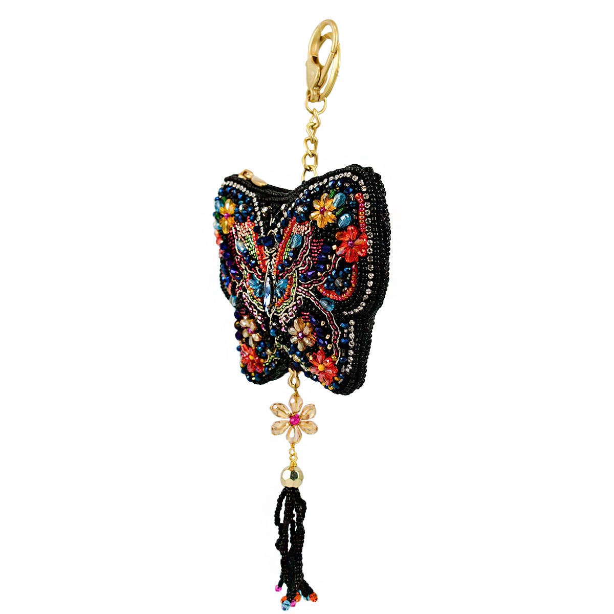 Mary Frances Accessories - Wholesale Coin Purse - Women's - Flight of Fancy Butterfly Beaded Coin Purse1