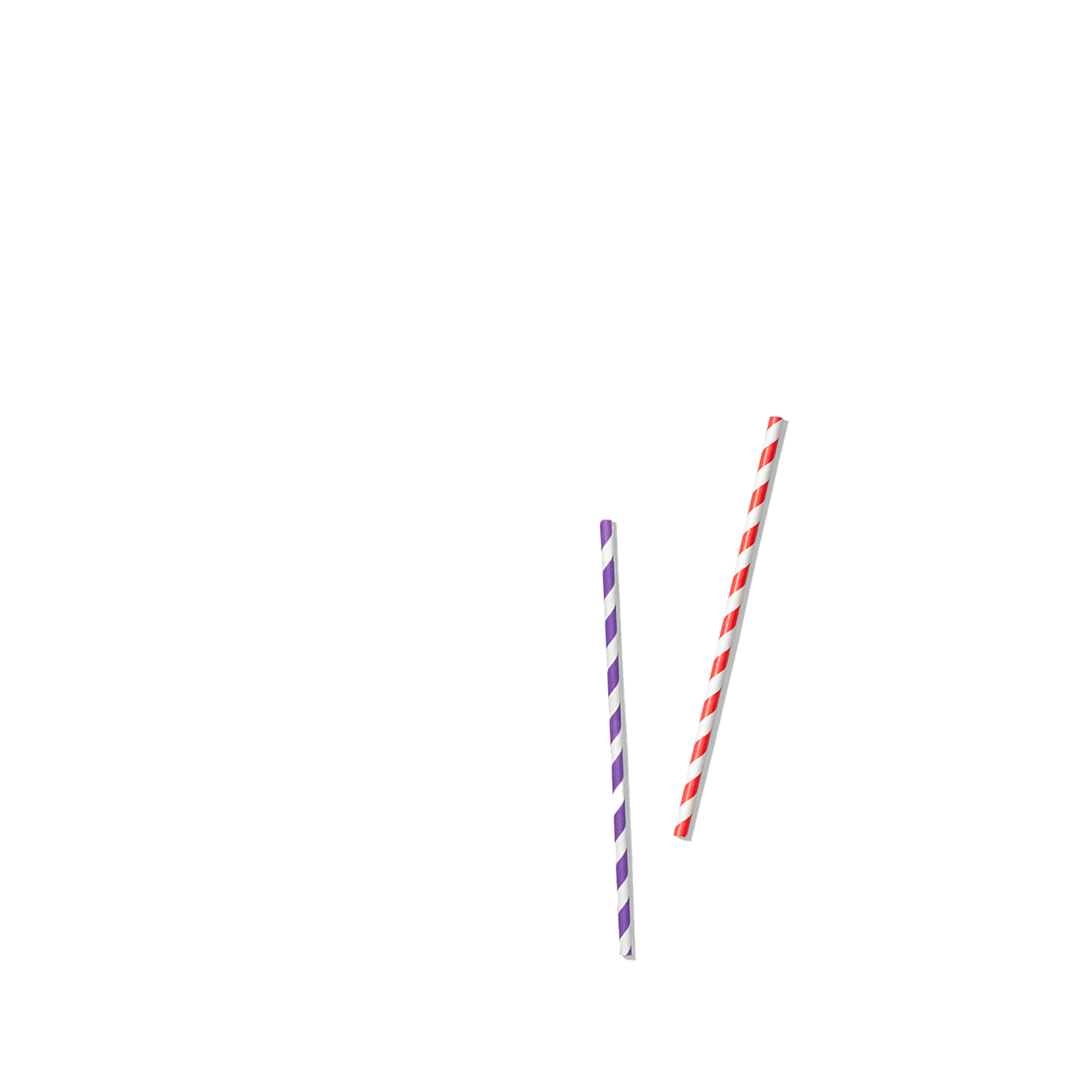 Coterie Party Supplies – wholesale Sugrör – Gör det Rainbow Papper Sugrör (25 per förpackning)1