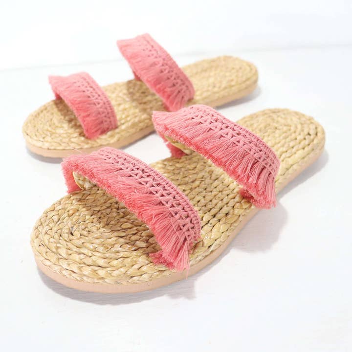 CHA YA WONG - Straw Shoe for wholesale by Thaihomeshop