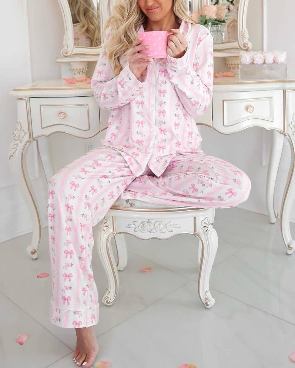 Baby Girl Pajamas Toddler Girl Valentines Pajama Set Satin Heart
