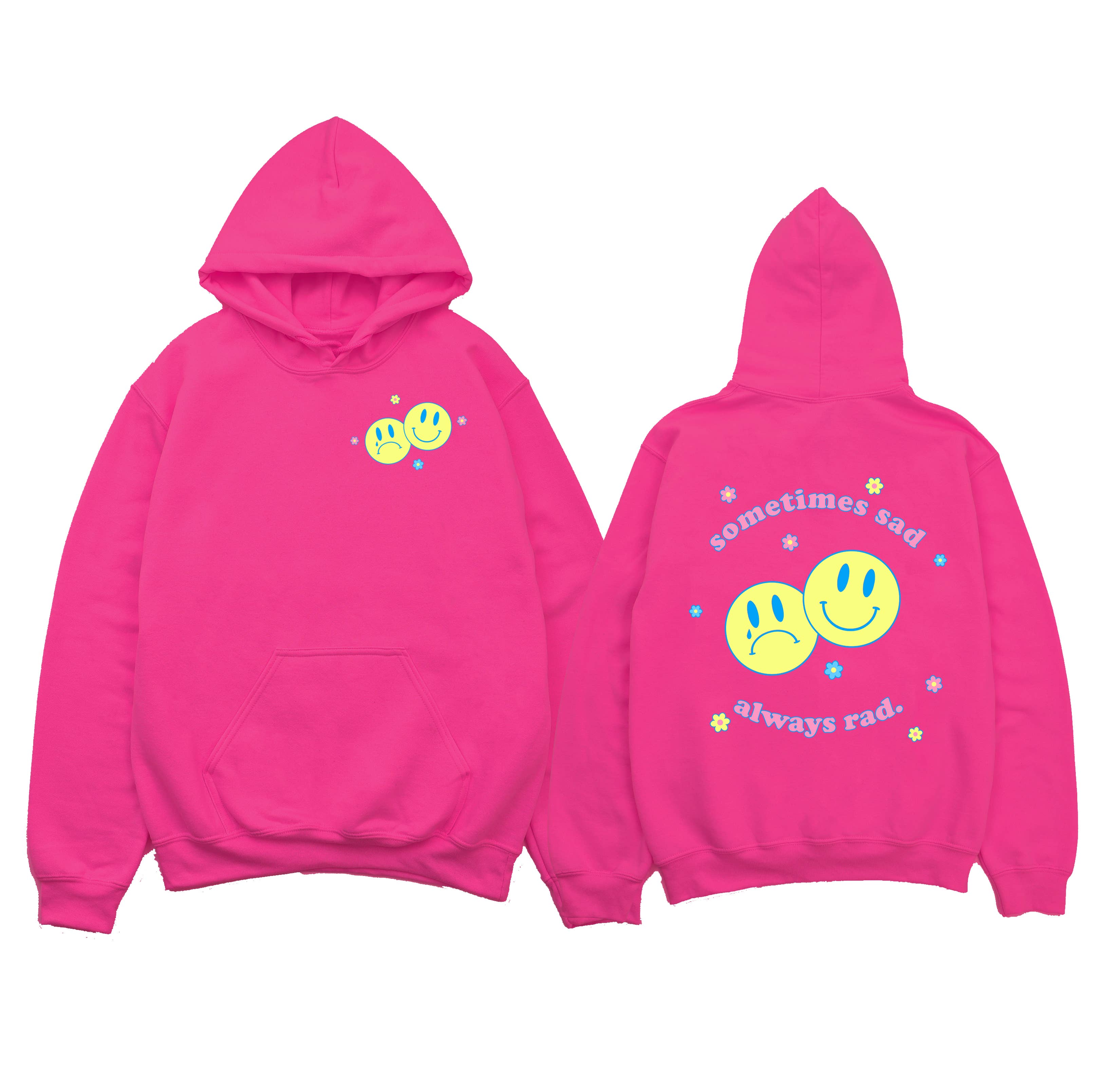 The Funnel Cake Tree – Engroshandel Hoodie – Kvinder – Nogle gange Trist ALTID Rad Pullover Hoodie 😊 😔4