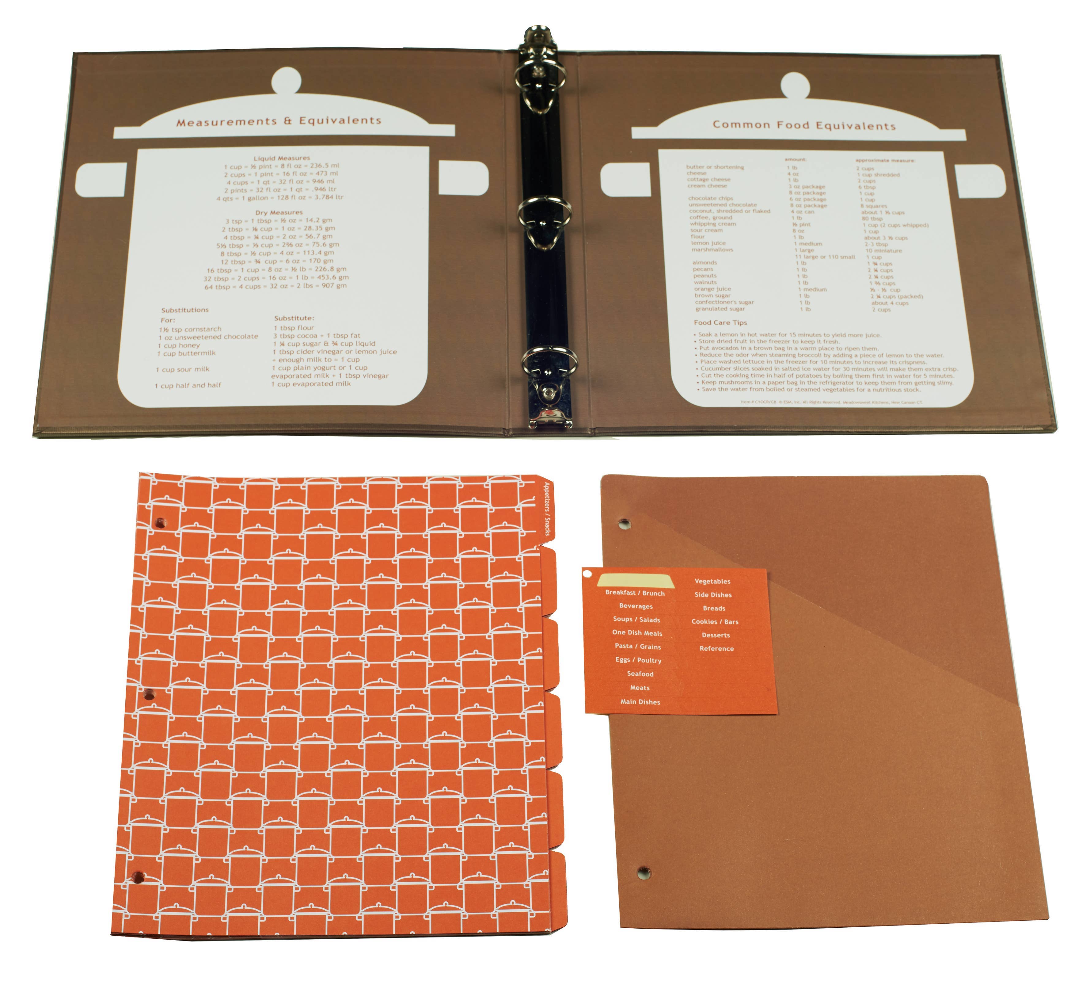 Out of the Woods of Oregon - Wholesale Cookbooks & Food - Create Your Own Coll. Recipes Cookbook - Copper/Brown1