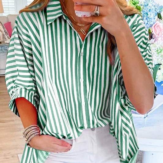 Wholesale green striped shirt for your store Wholesale green striped shirt for your store