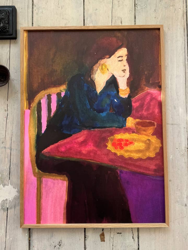 Art Print "Lemon Raspberry Pie" for wholesale by tinystories