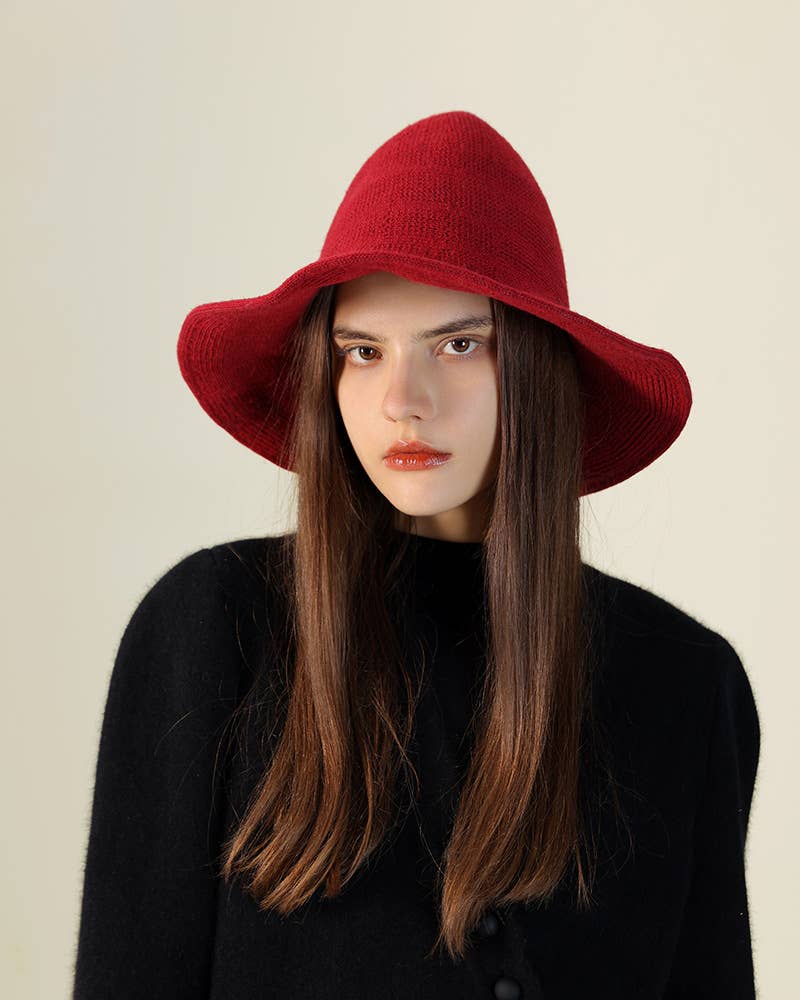 Lily Clothing - Wholesale Fedora - Women's - HALLOWEEN WOOLEN WITCH HAT WITH BIG BRIM4