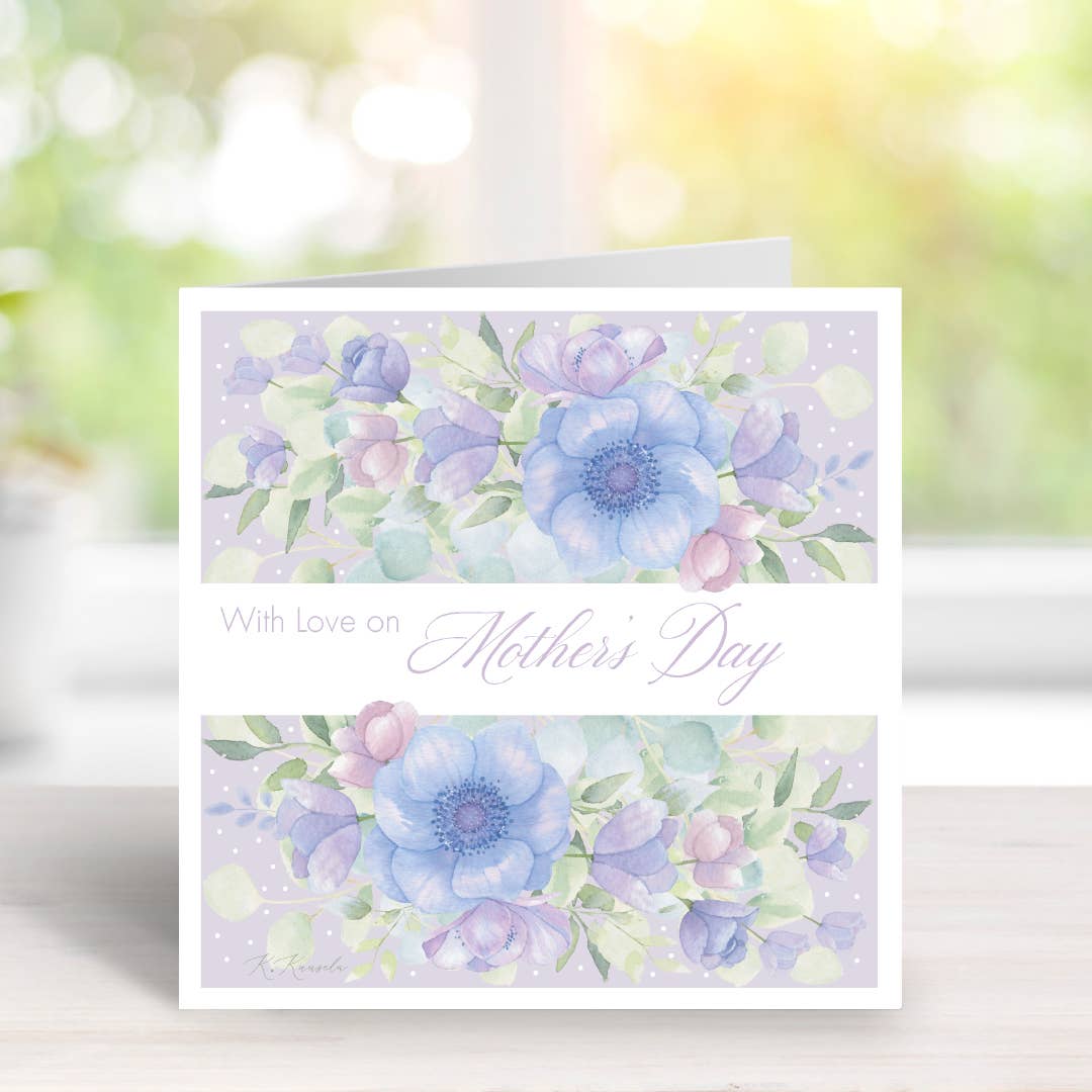 Rosenheart - Wholesale Mother's Day Card - Calligraphy with Flowers Mother's Day Card1